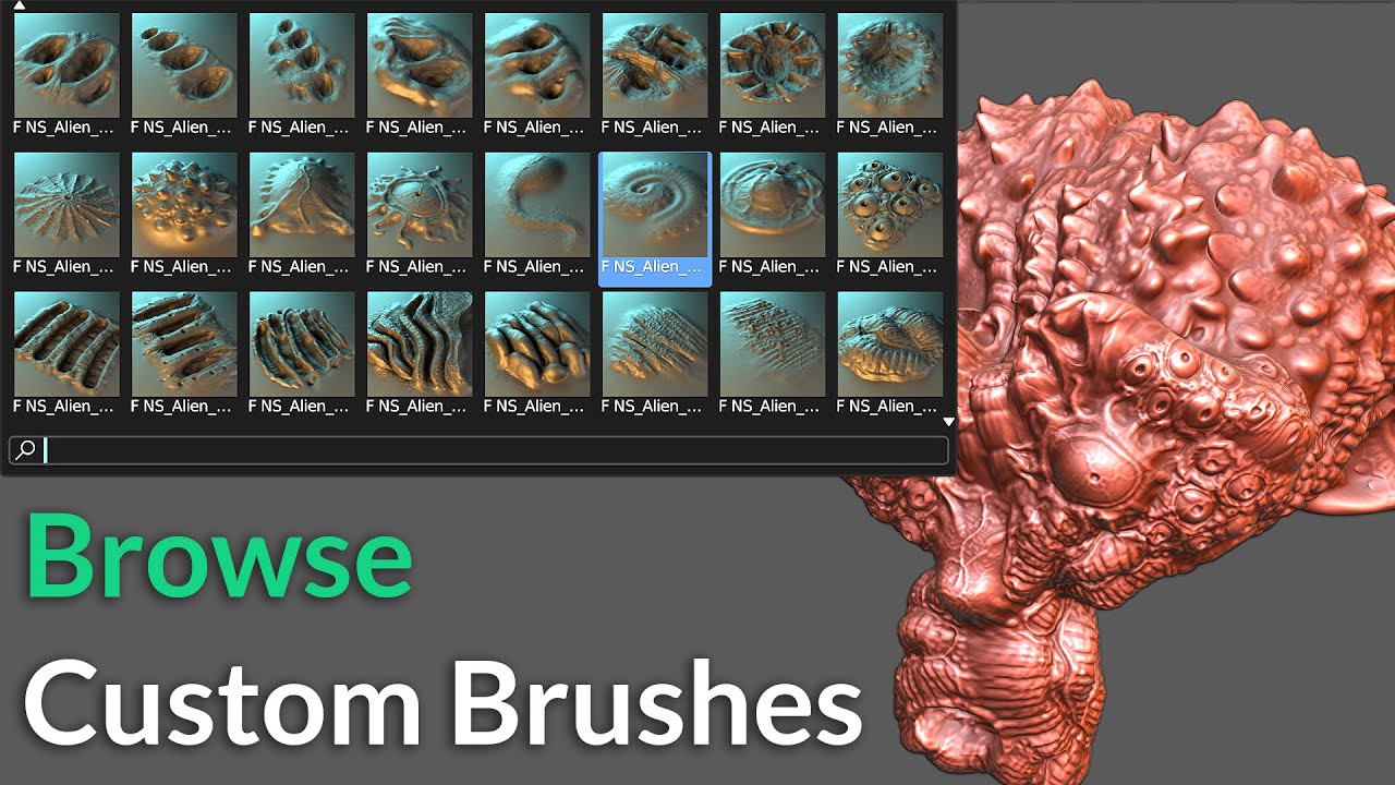 An Asset Browser for Sculpt Brushes? Blender Secrets