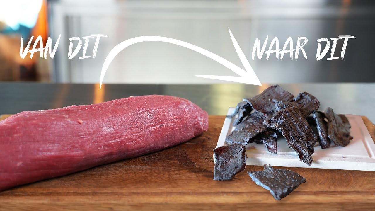 Zo maak je BEEF JERKY op de Kamado! | Kolenboertje