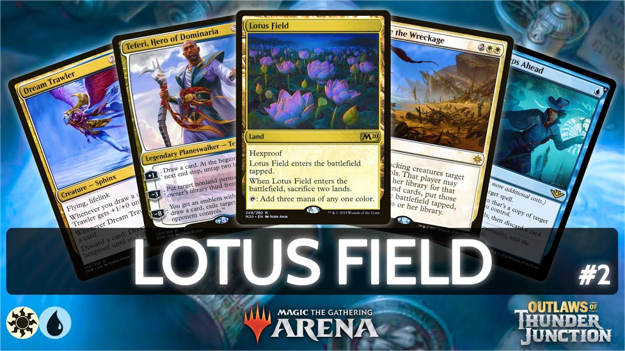 ⚪🔵Azorius Lotus Field, 60% Win Rate, part 2 | MTG Arena | Explorer |BO3| Outlaws of Thunder Junction