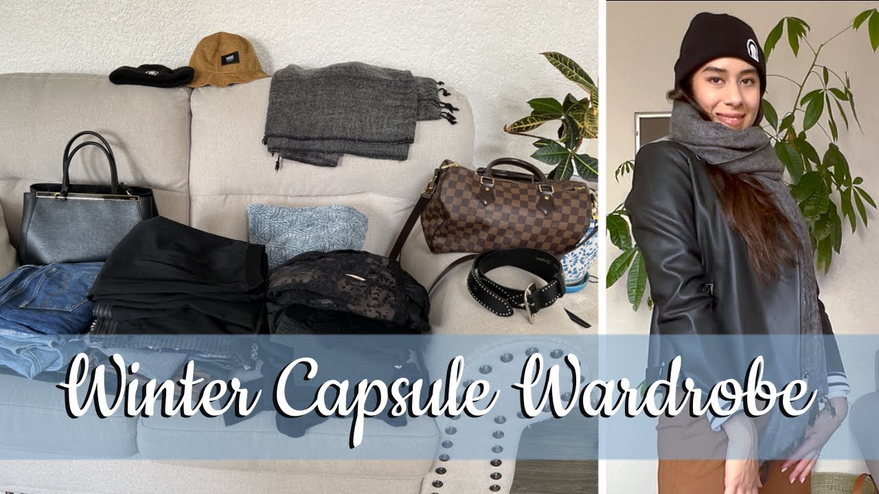 Winter Travel Capsule Wardrobe | Minimal Packing for a Long Winter Trip!
