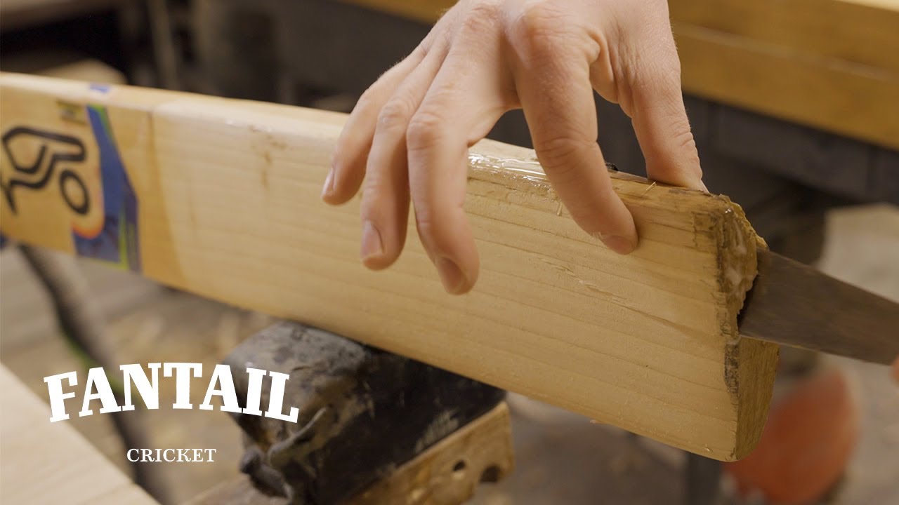 Repairing a large toe split - Cricket bat repair EP 16