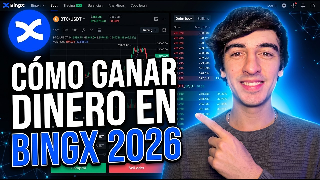 C&oacute;mo GANAR DINERO en BINGX 2026 | TUTORIAL COMPLETO