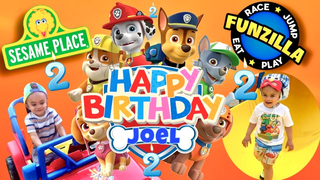 Sesame Place and Funzilla Joel's 2nd Birthday w/ KIW The Newsomes