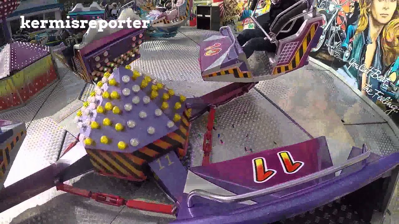 crazy dance onride kermis Halle België 2016