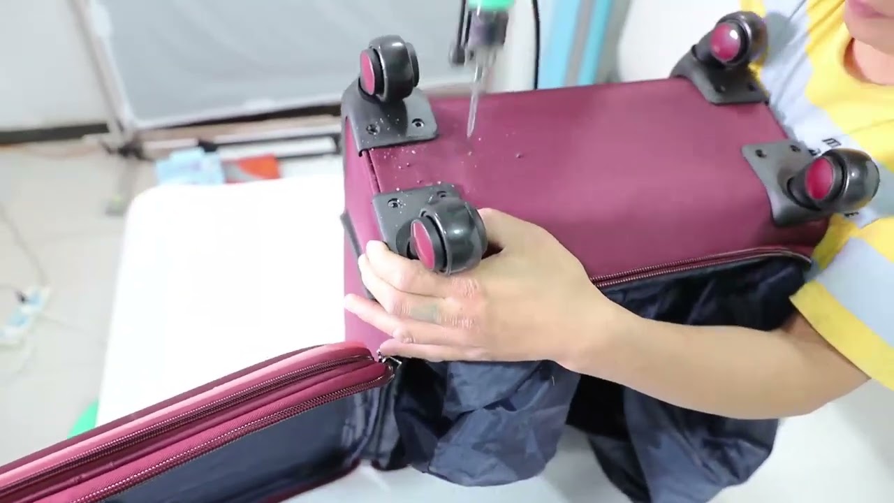 SKD soft luggage assembly video