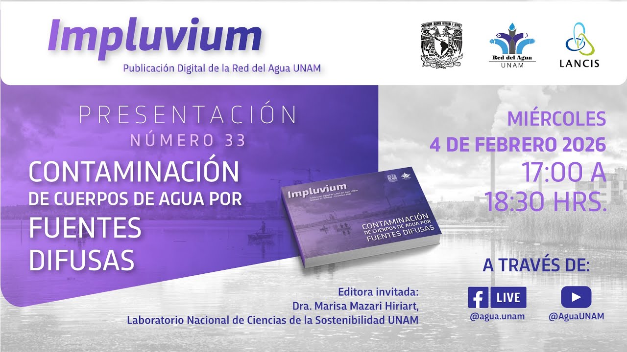Presentación Impluvium No. 33 - Contaminación de cuerpos de agua por fuentes difusas