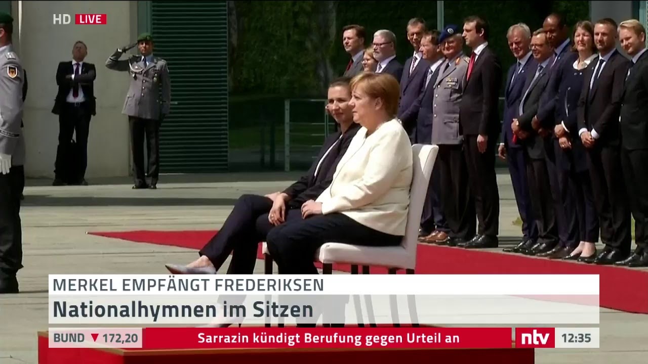 Live: Bundeskanzlerin Angela Merkel empfängt die dänische Ministerpräsidentin Mette Frederiksen.