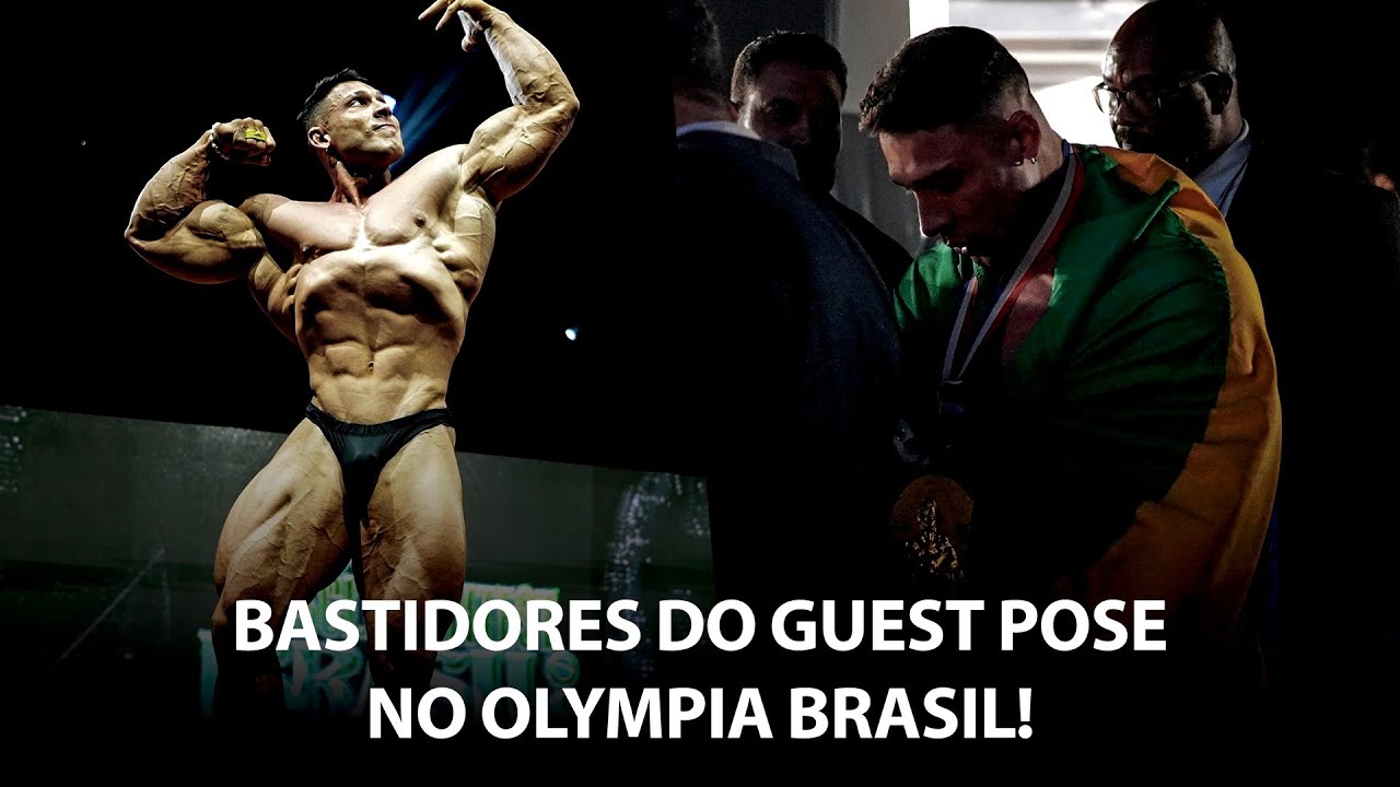 NO PALCO DO MR. OLYMPIA BRASIL 