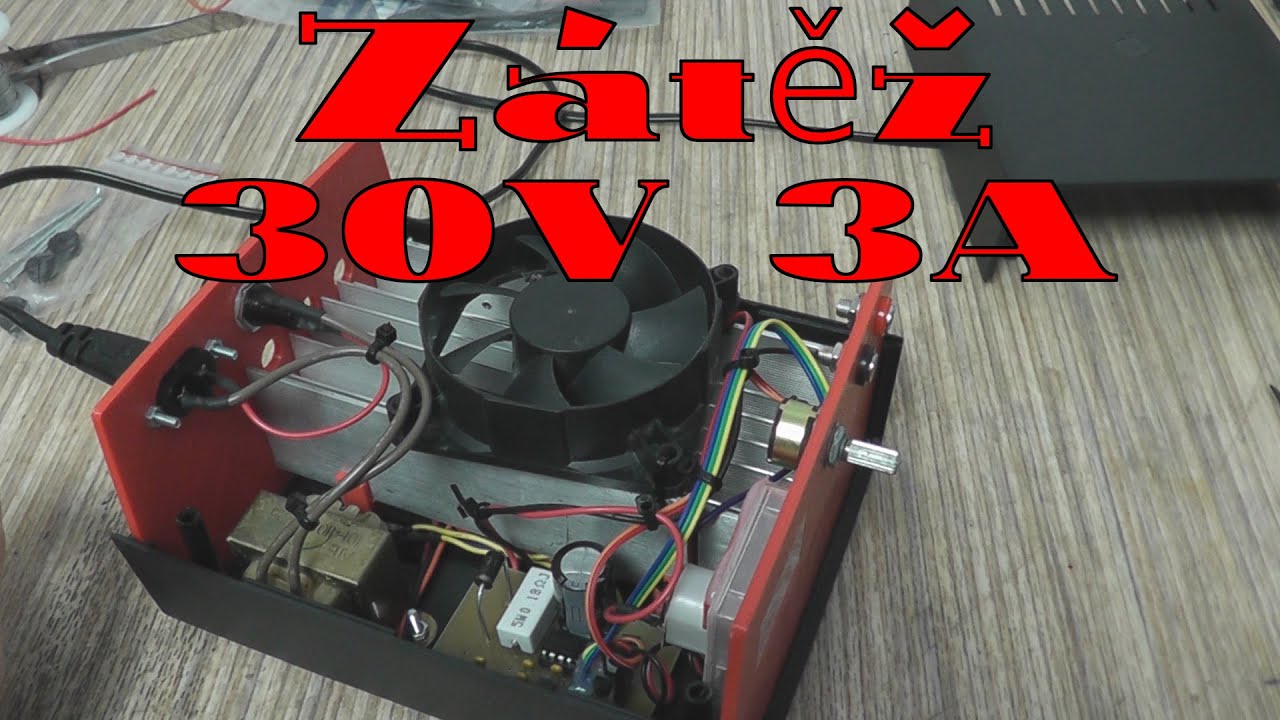 Elektronická zátěž  3A pro testování zdrojů
