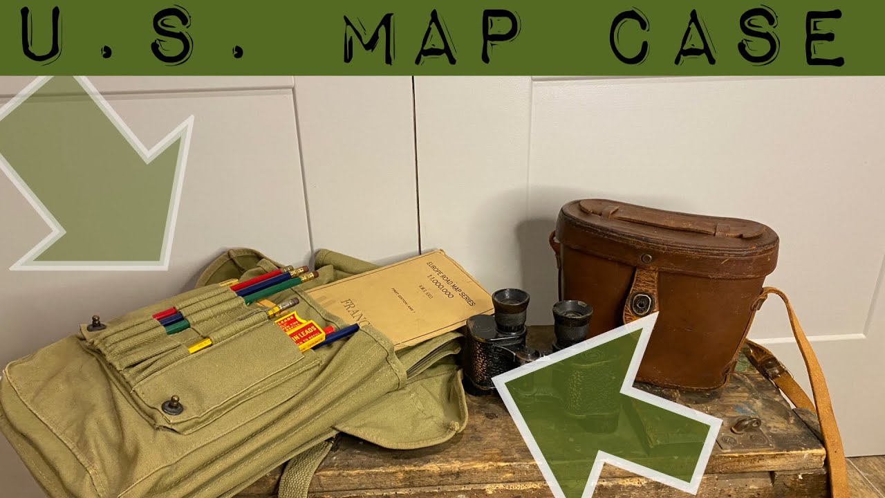 WW2 US Airborne Map case