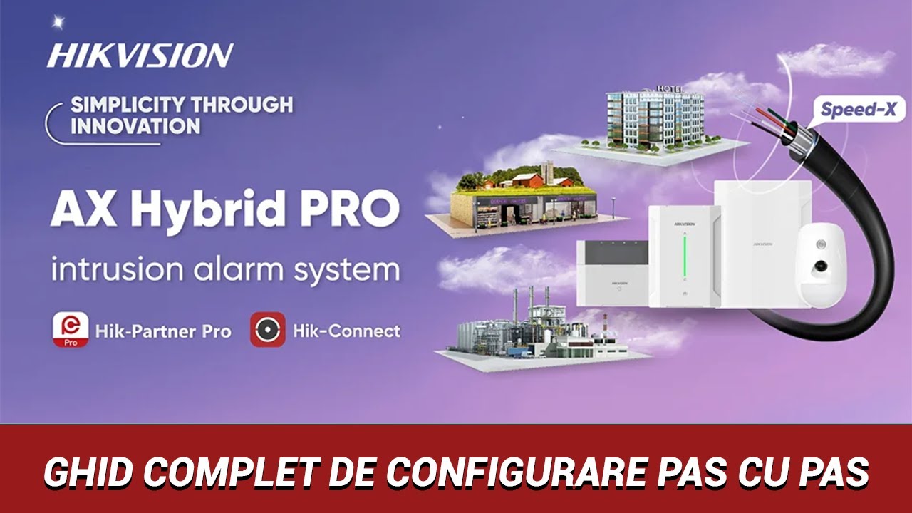 Hikvision AX PRO - vezi cum se conecteaza si cum se configureaza pas cu pas DS-PWA96-M2H-WE