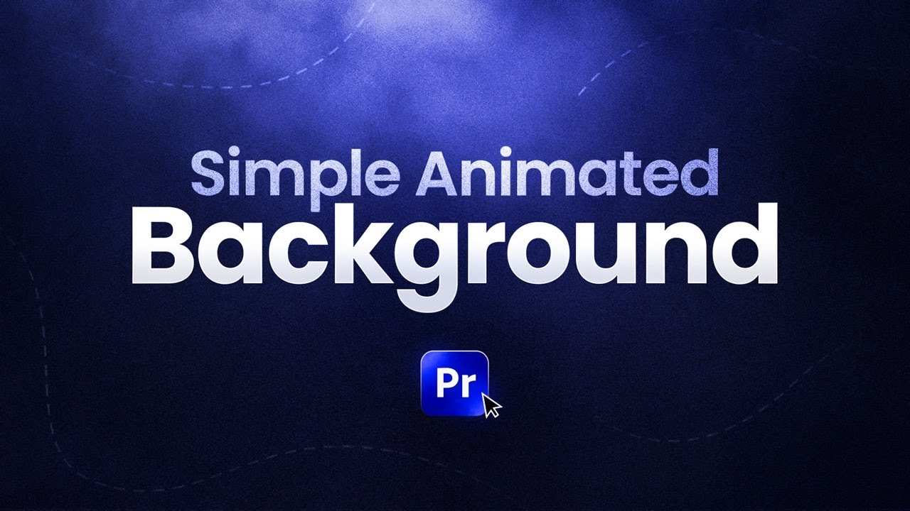 Premiere Pro Animated Background Tutorial (Free Template)
