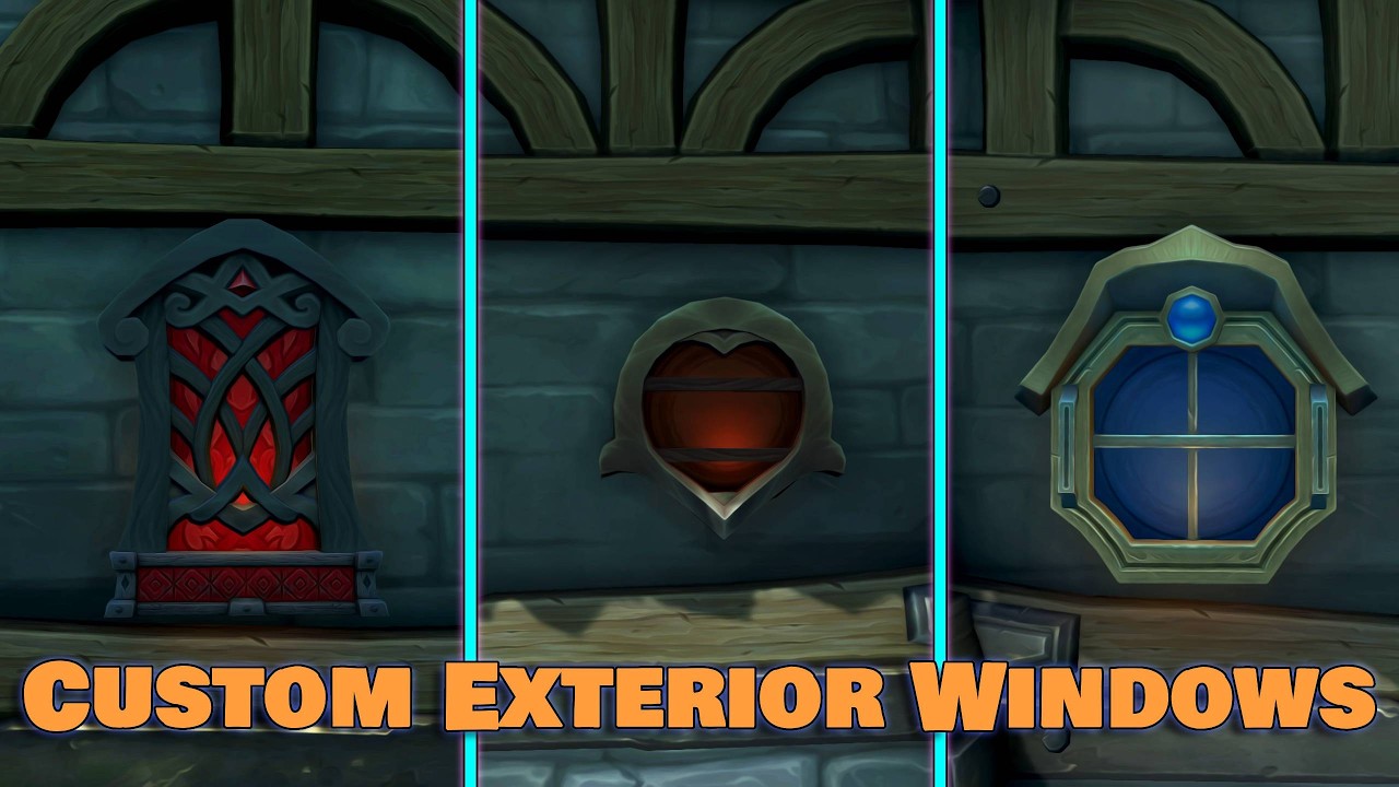 WoW Housing Guide: Custom Exterior Windows