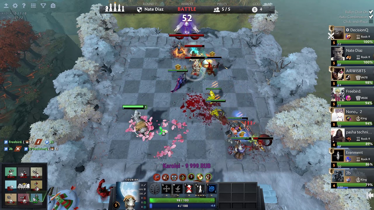 ВОИНЫ ЗВЕРИ ОТ AIRWISBTS QUEEN В DOTA AUTO CHESS