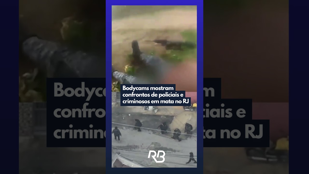 Bodycams mostram confrontos de policiais e criminosos em mata no RJ