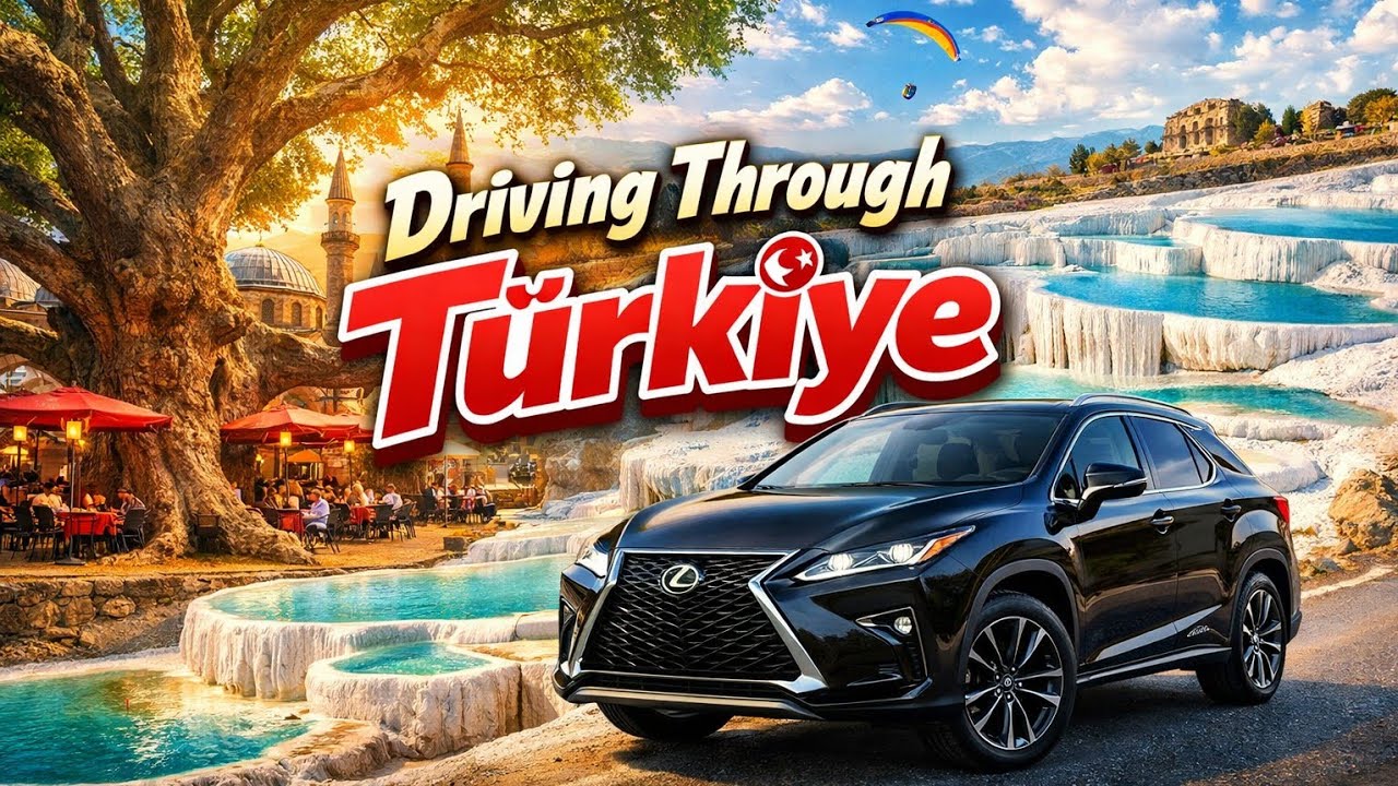 Urdu| Driving tour Antalya, bursa and pammukale turkey family road trip UK to turkiye 