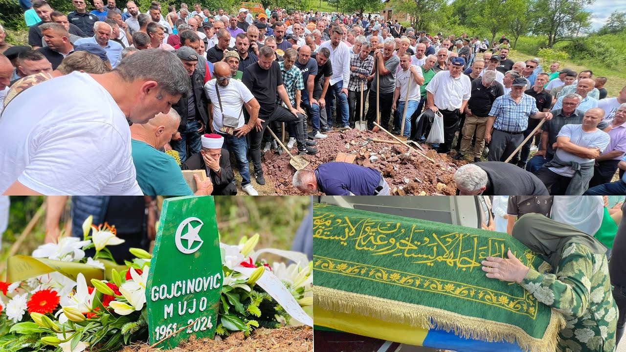 Klanjana dženaza BOSANSKOM GAZIJI Muji Gojčinoviću zv. CINDA / Oko 800 osoba prisustvovalo dženazi