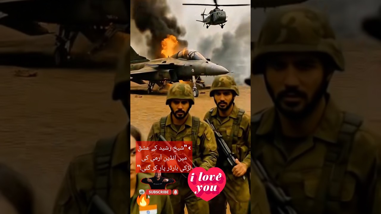 #LoveAcrossBorders #SheikhRashid #ArmyGirl #ShortsTrend #PakIndStory