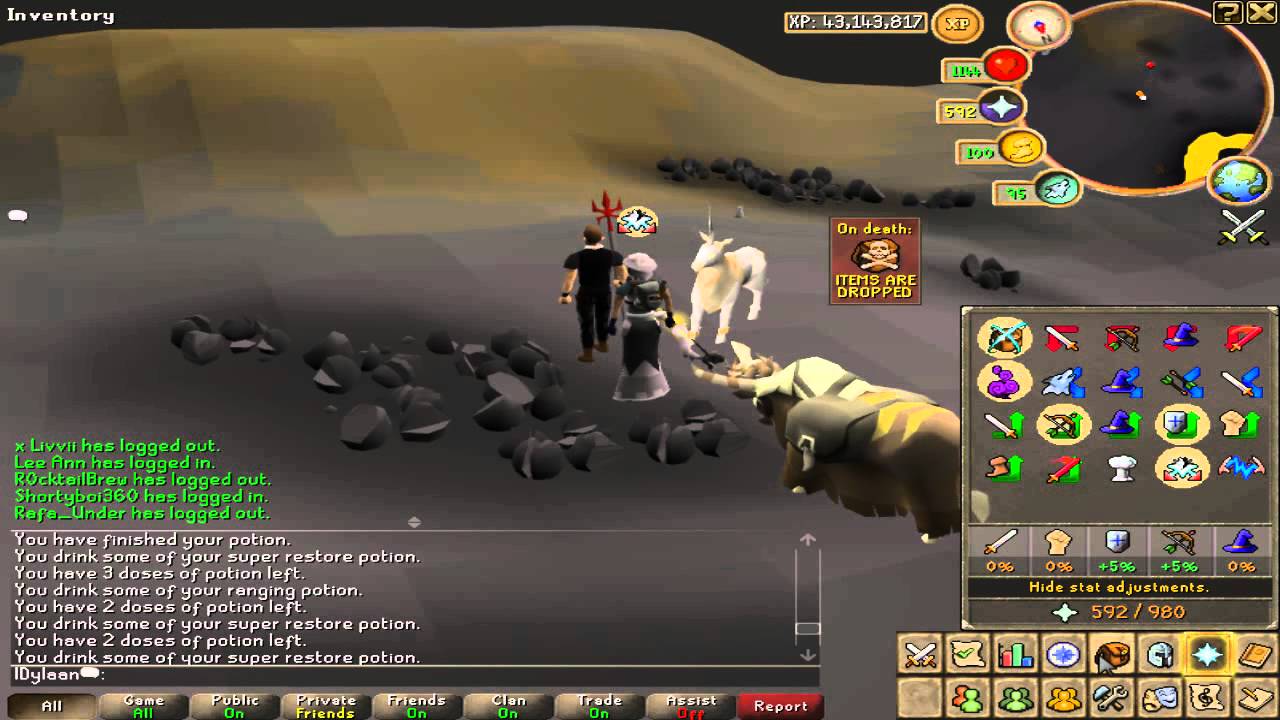 Lured for max/chaotic staff lol