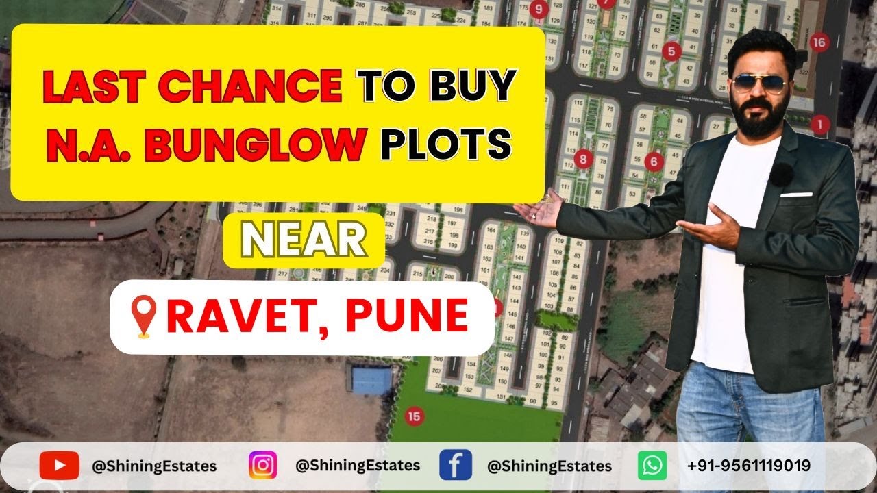 NA Bungalow Plot near Mukai Chowk | Ravet | RERA Registered NA Plots in Pune | Call📲9561119019