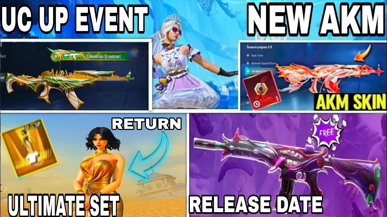 🔴 M416 FOOL RETURN RELEASE DATE |🤯NEW AKM & RETURN AKM SKIN |🔴NEXT RETURN ULTIMATE SET | NEXT UC UP