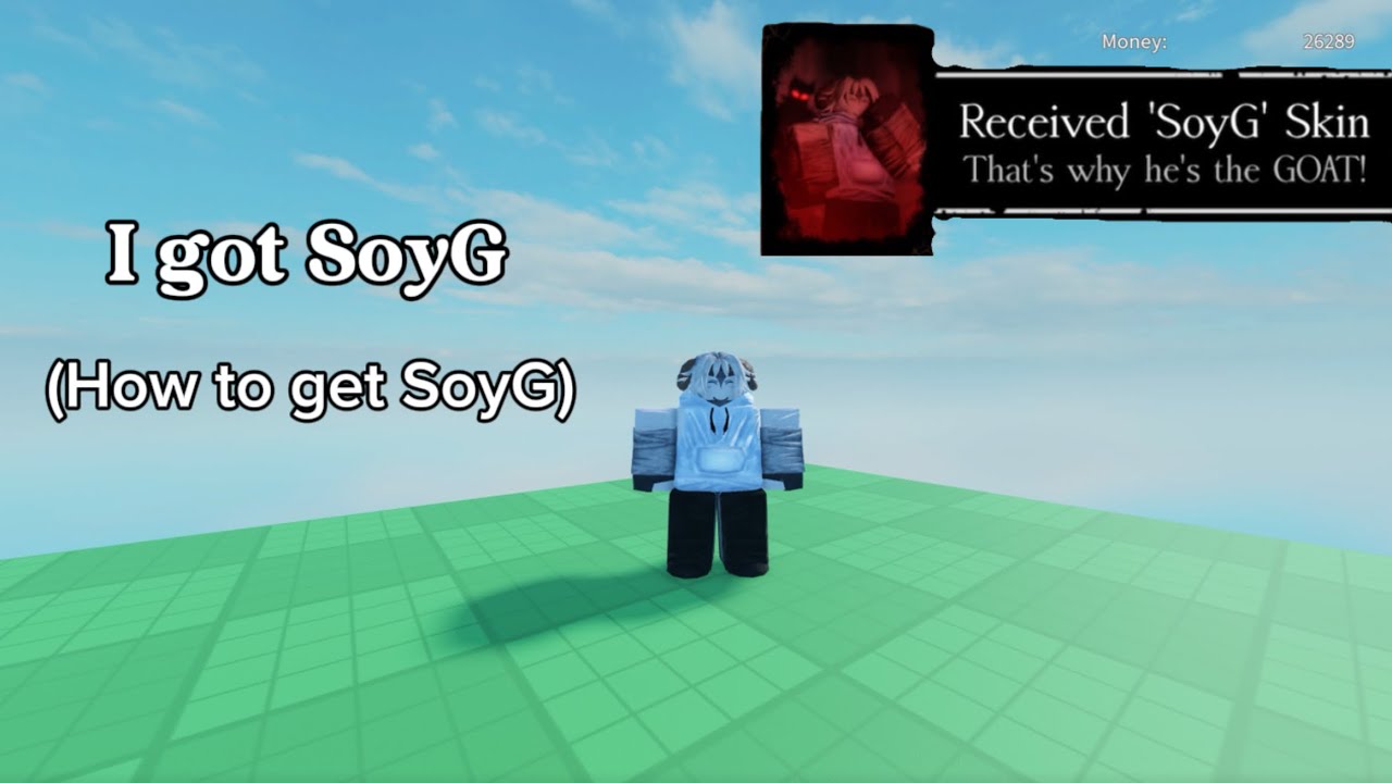 How I got the SoyG skin (how you can get it to)