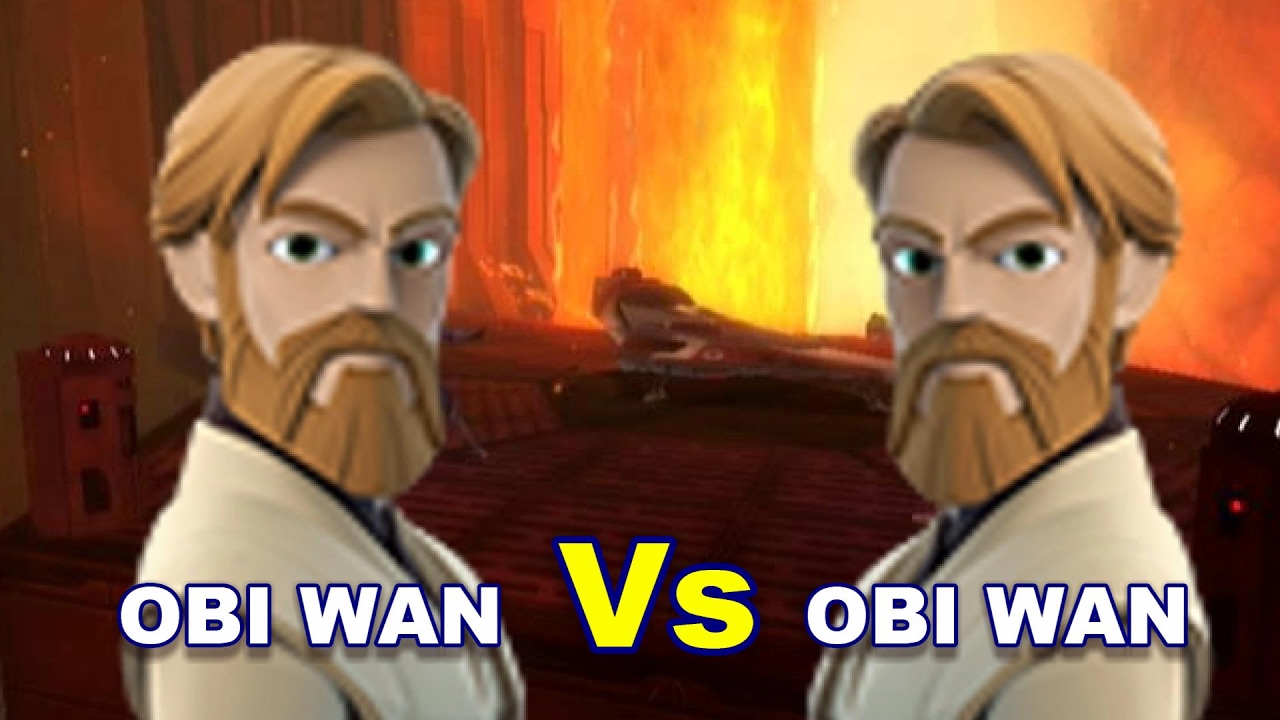 Lightsaber Duels - Obi Wan vs Obi Wan - On Mustafar