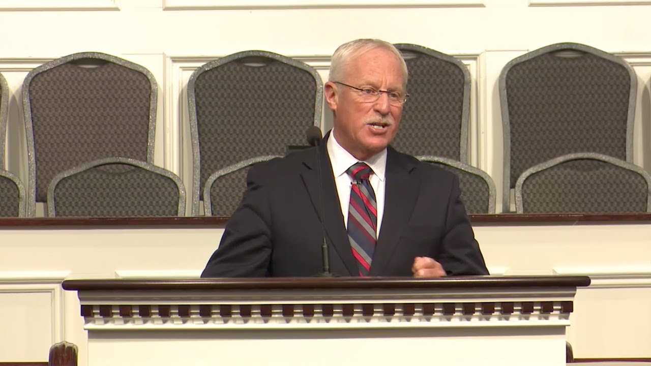 Pastor Tim Gammons preaching 