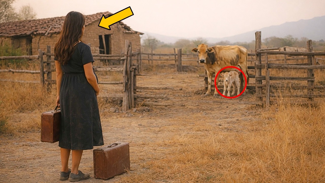 Viuda y Embarazada Heredó una Finca con una Vaca Flaca y su Ternero… Tuvo que Arreglárselas Sola