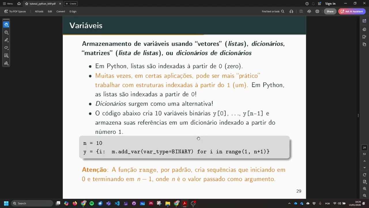 Tutorial Python-MIP (Parte 2): Modelo com múltiplas variáveis