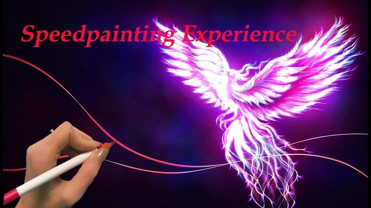 Digitalpainting Fantasie Phoenix drawing process timelapse / Speedpainting Art