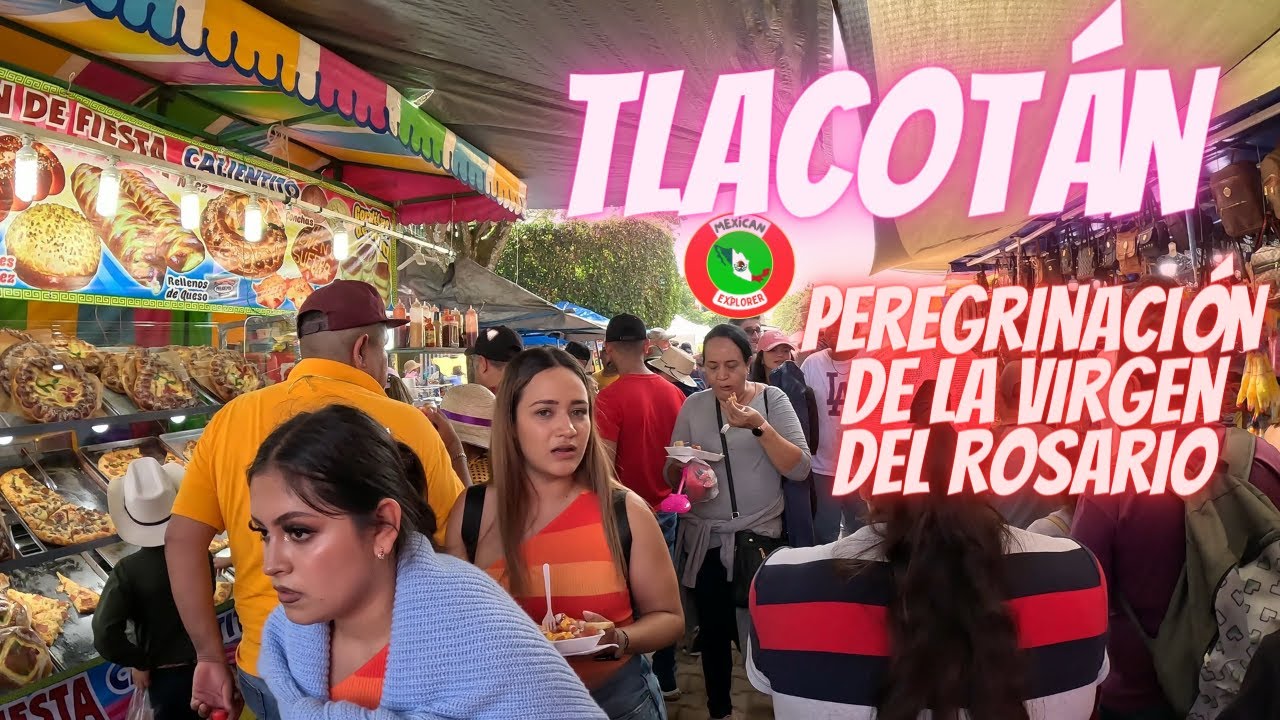 Tlacotán Peregrinación de la Virgen del Rosario 4K