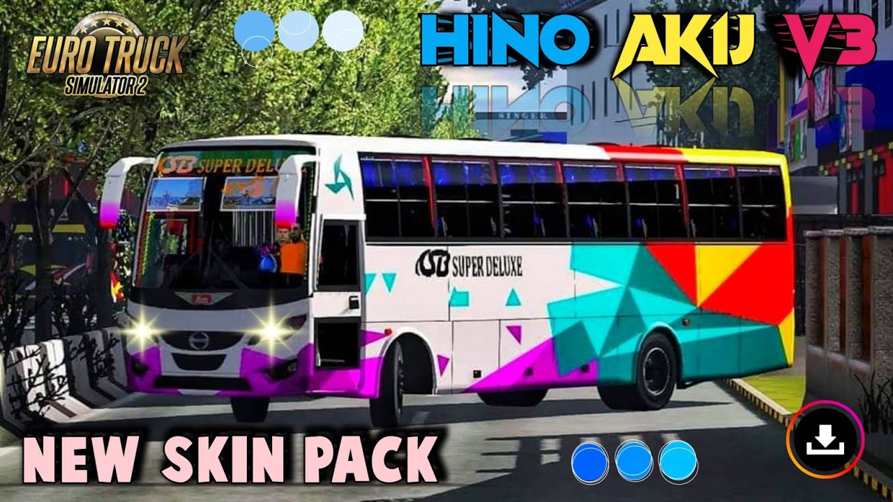 Euro Truck Simulator 2 Hino Ak 1j v3 20+ Skin Pack |Review + Link| Drop Your Skin Request