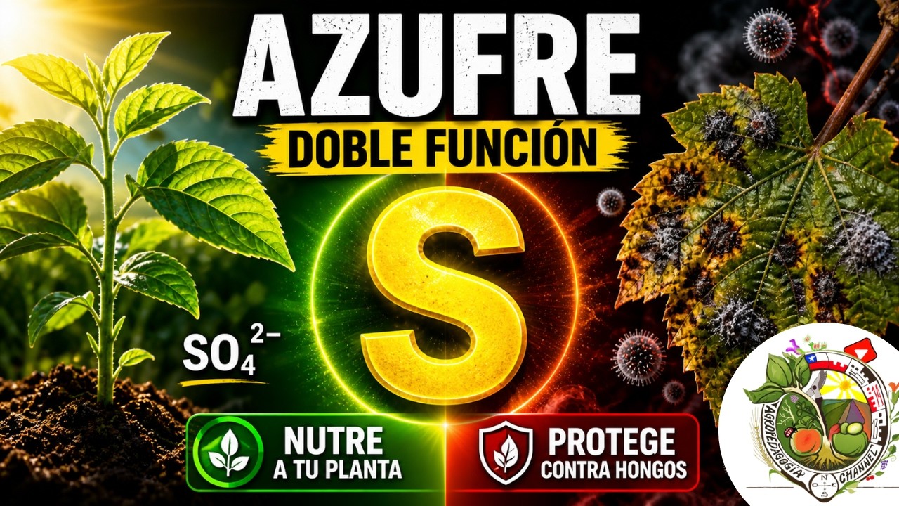 GUÍA MÁXIMA DEL AZUFRE: Domina su poder como nutriente y su riesgo como fungicida