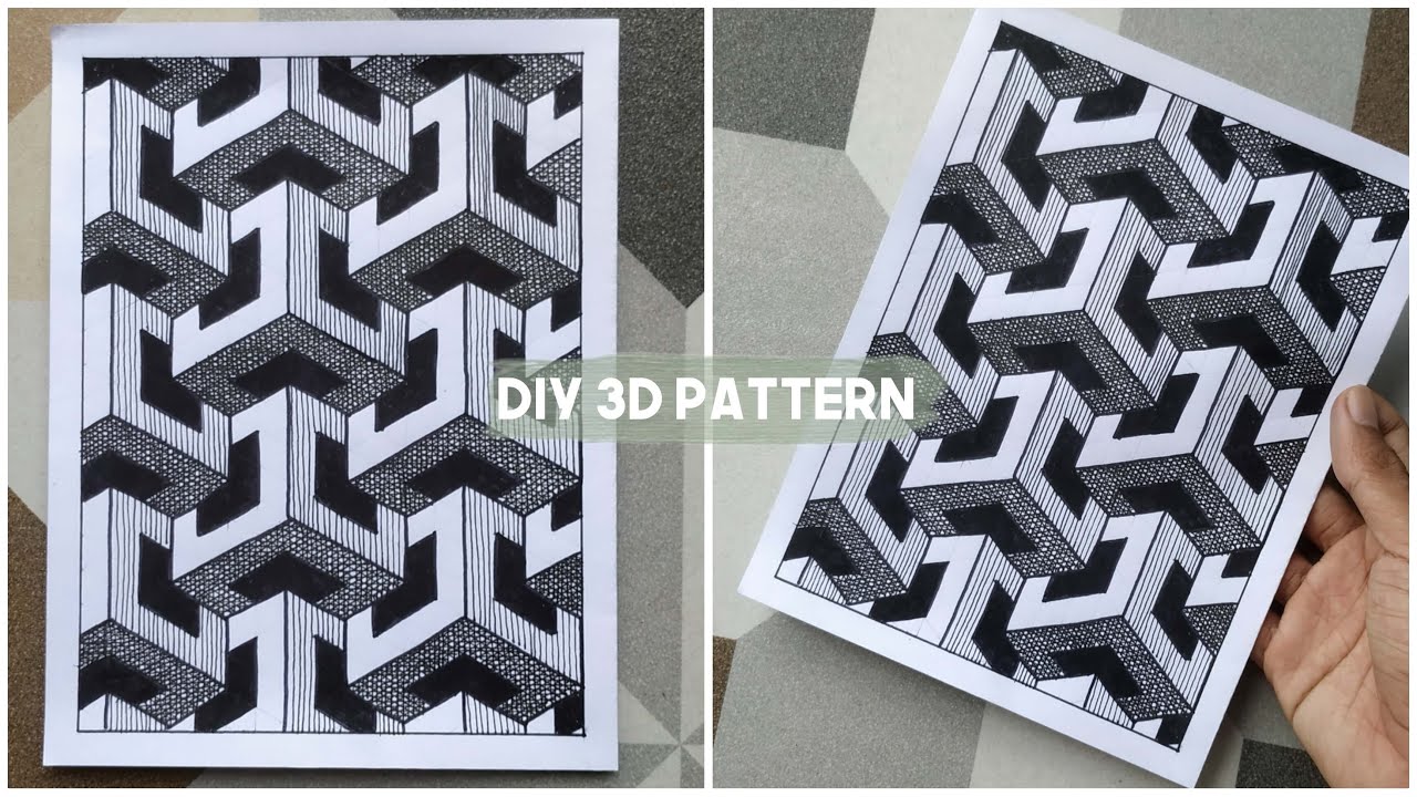 Cara Gambar 3 Dimensi Kotak dengan Teknik Arsir