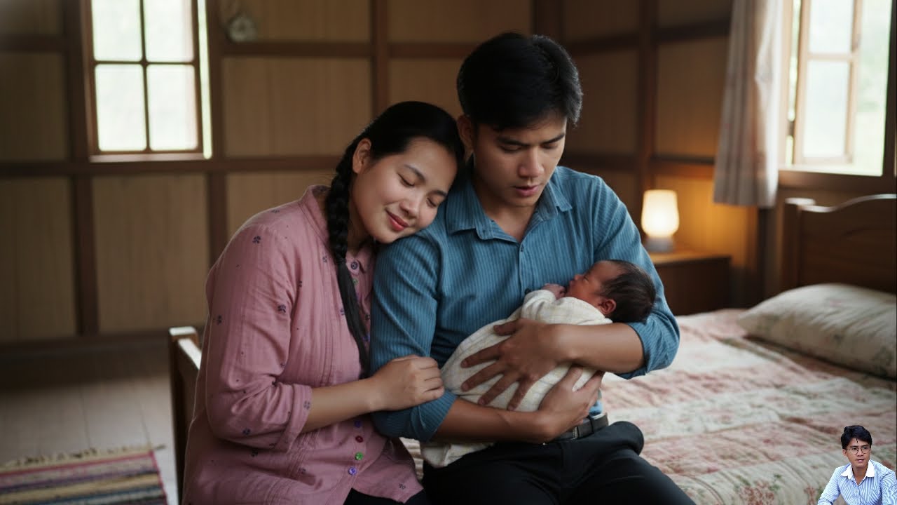 Happy Moment: Ly Tu Sam and Lee happily welcome their first child.