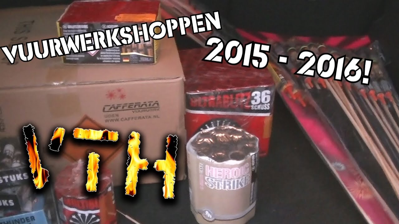 Vuurwerkshoppen Nederland 2015 - 2016 | VTH