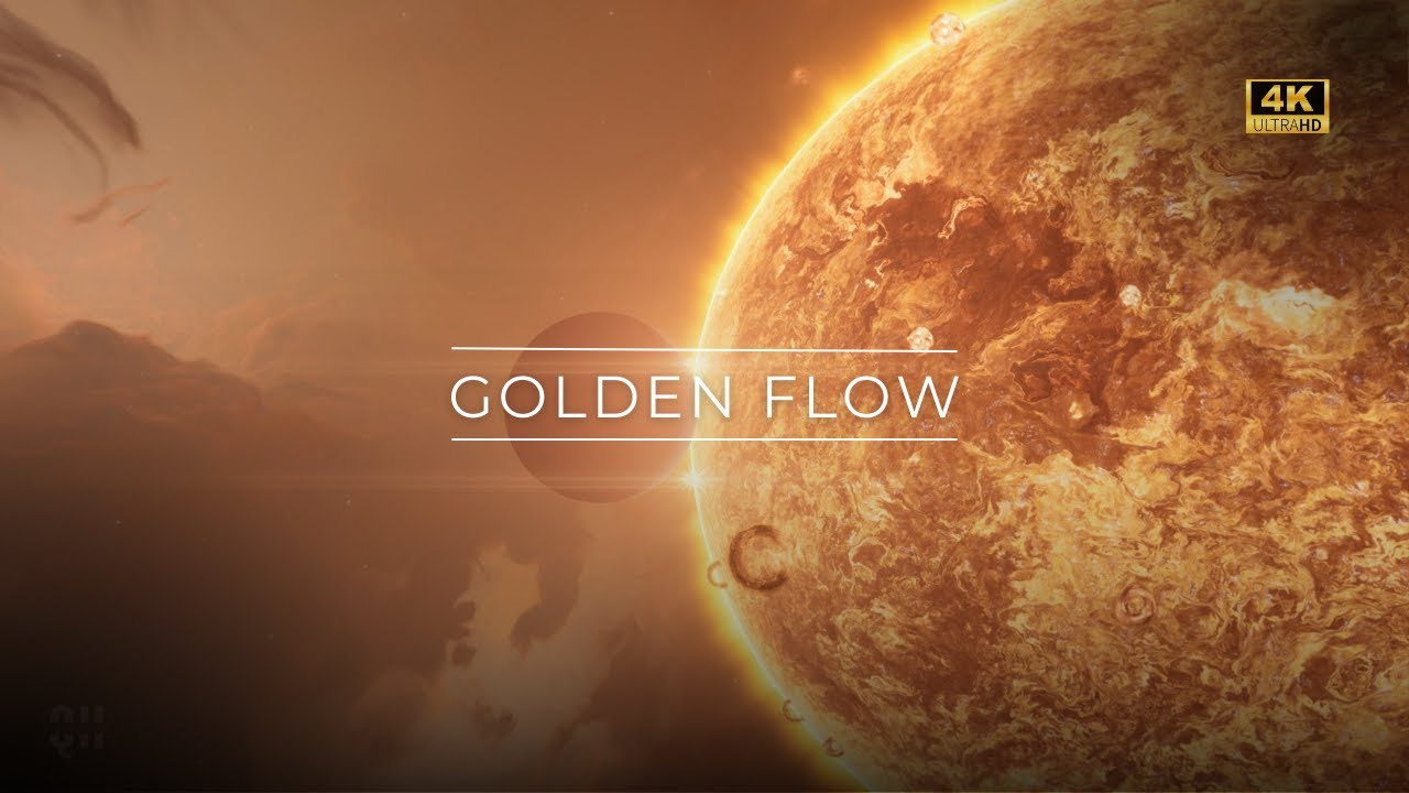 Golden Star Flow Ambient – Immersive Cinematic Worlds – 2 Hours – 4K