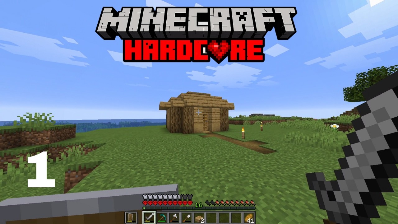 I Started a Minecraft Hardcore World For The First Time | Ep 1