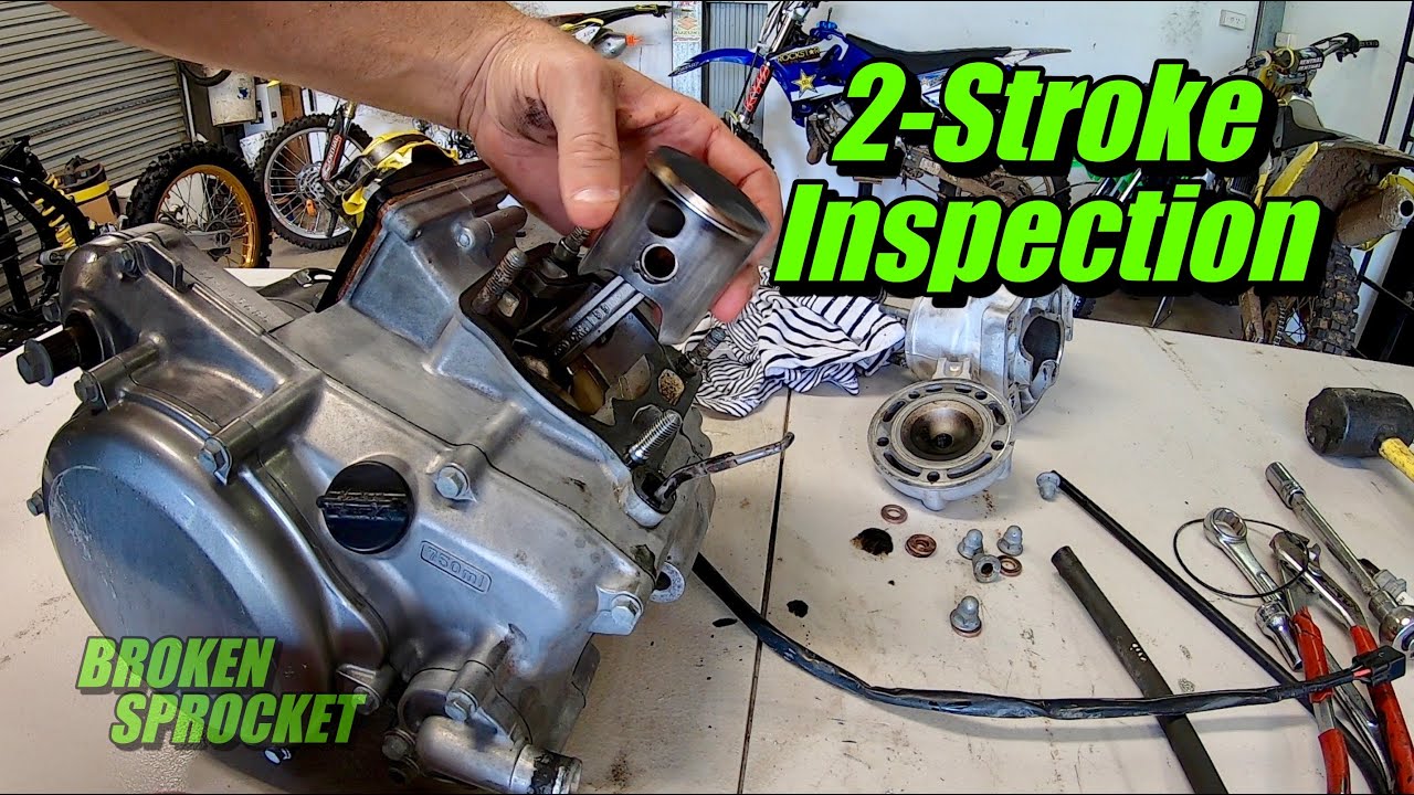 2-stroke engine tear down and inspection. RM125 build.