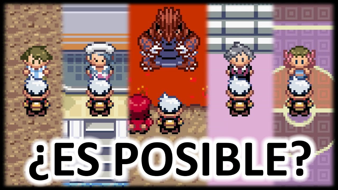 &iquest;ES REALMENTE POSIBLE COMPLETAR POK&Eacute;MON RUB&Iacute; Y ZAFIRO SIN CURAR? Parte 2