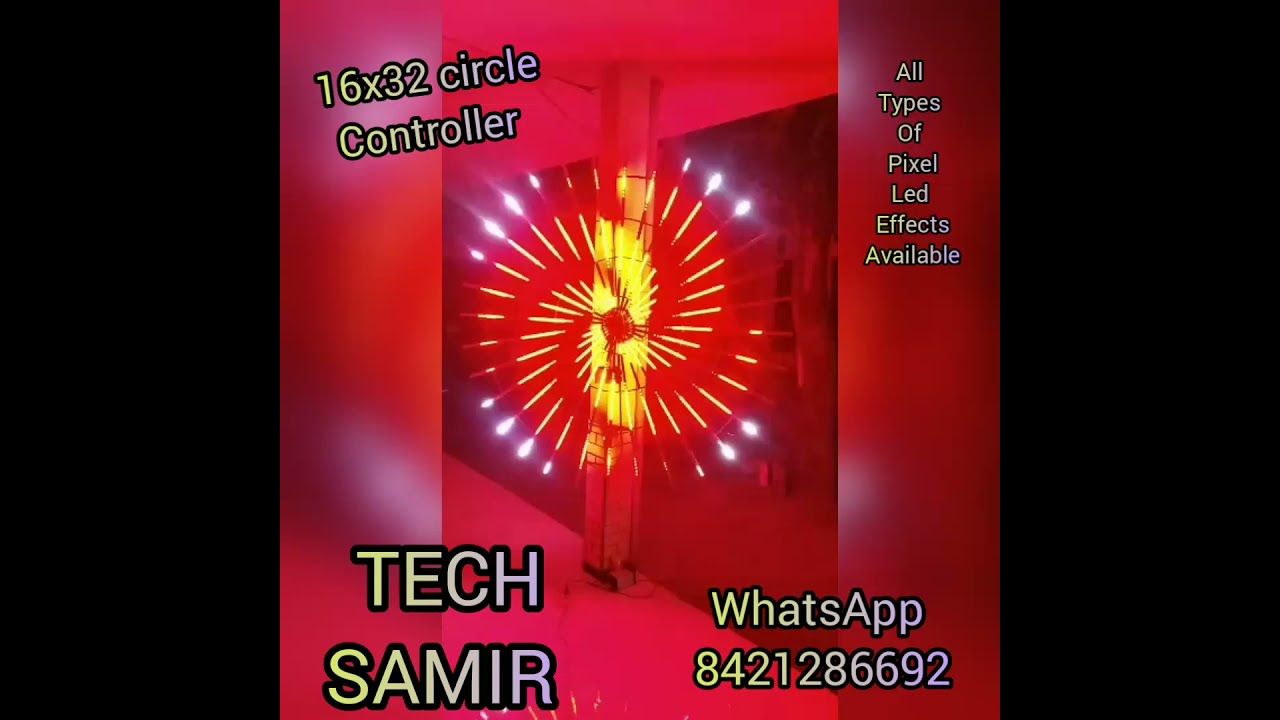Pixel LED Circle Data Controller 16x32