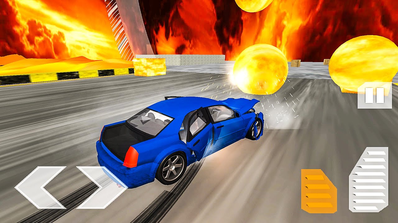 Deadly Race #16 (Wall Of Lava Volcano Cars 3D) | Gameplay Android