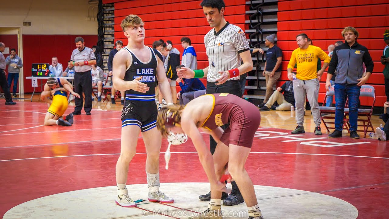 145 – Scott Busse {G} Lake Zurich IL vs. Brody Rudkin {R} of Richmond Burton IL