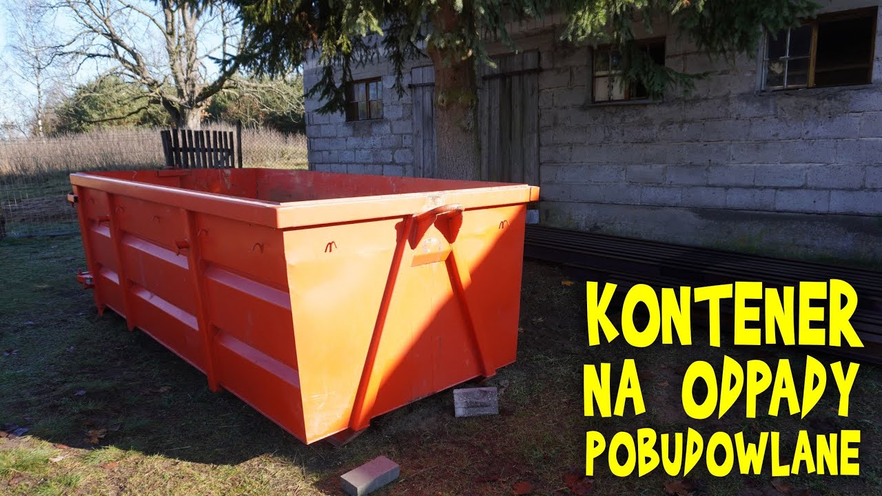 KONTENER na odpady pobudowlane JEST, traktor przydałby się... Scena łóżkowa...
