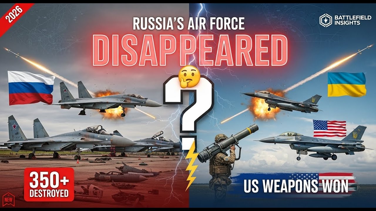Why Russia's Air Force DISAPPEARED in Ukraine  US Weapons Changed Everything