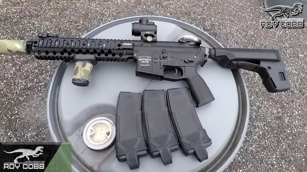 [Airsoft review #104]실감나는 반동!! PTS Centurion Arms CM4 C4-10 ERG(서바이벌,에어소프트,전동건,에어소프트장비,사격연습)
