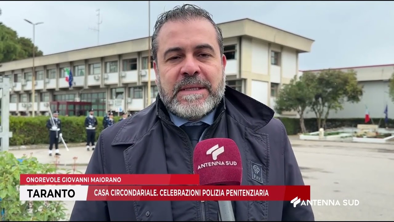 19 MARZO 2026   TARANTO   CASA CIRCONDARIALE  CELEBRAZIONI POLIZIA PENITENZIARIA