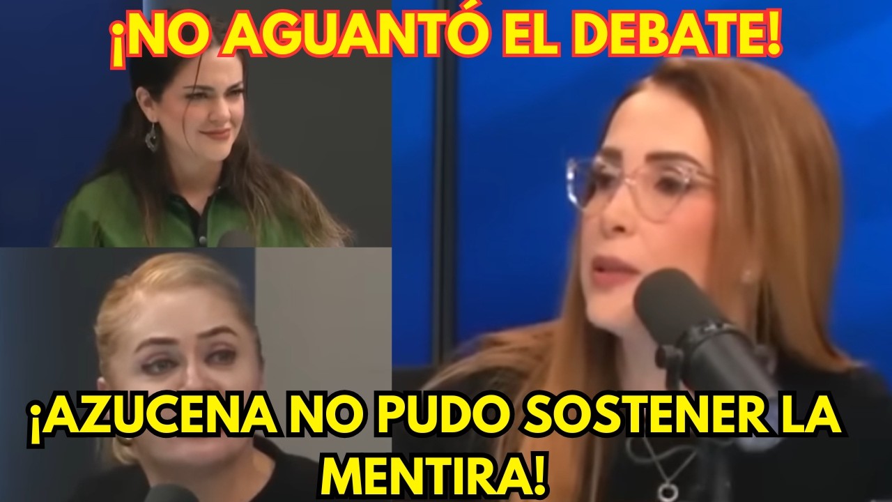 ¡SE LE CAE EL DISCURSO A AZUCENA! REPRESENTANTE DE MORENA LA DEJA SIN PALABRAS EN VIVO