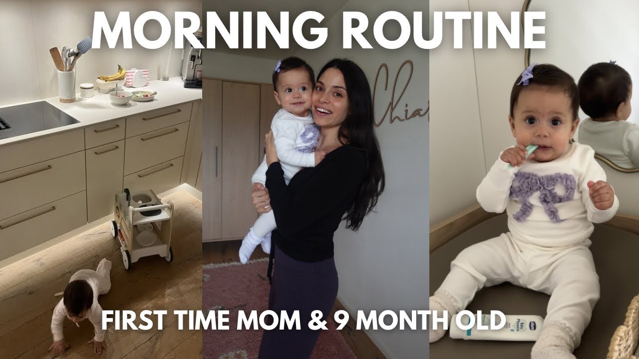 Morning Routine of a 9 Month Old - Meals, Naps, Playtime, Combo Feeding Chat & More!